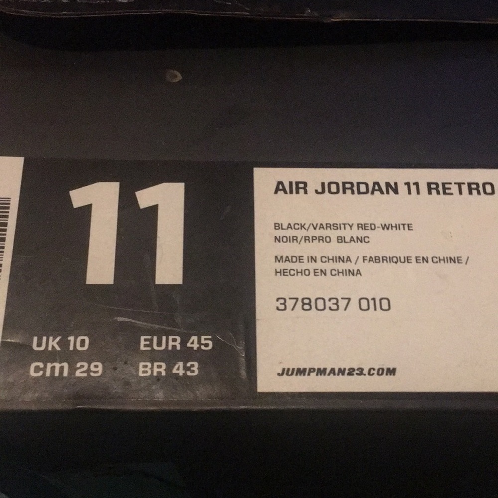 Air Jordan XI 2012 BRED